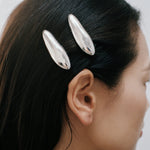 Bean Clip Silver Plated