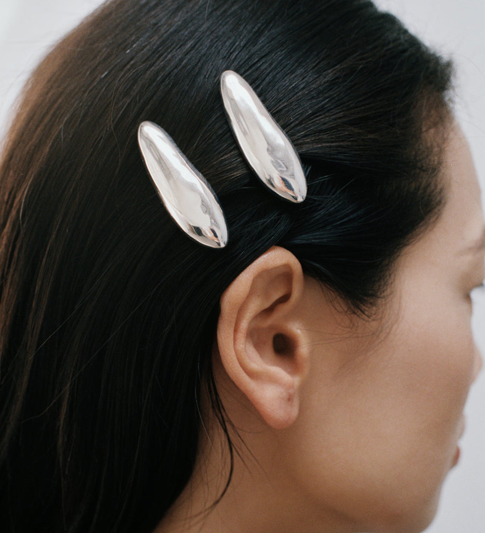 Bean Clip Silver Plated