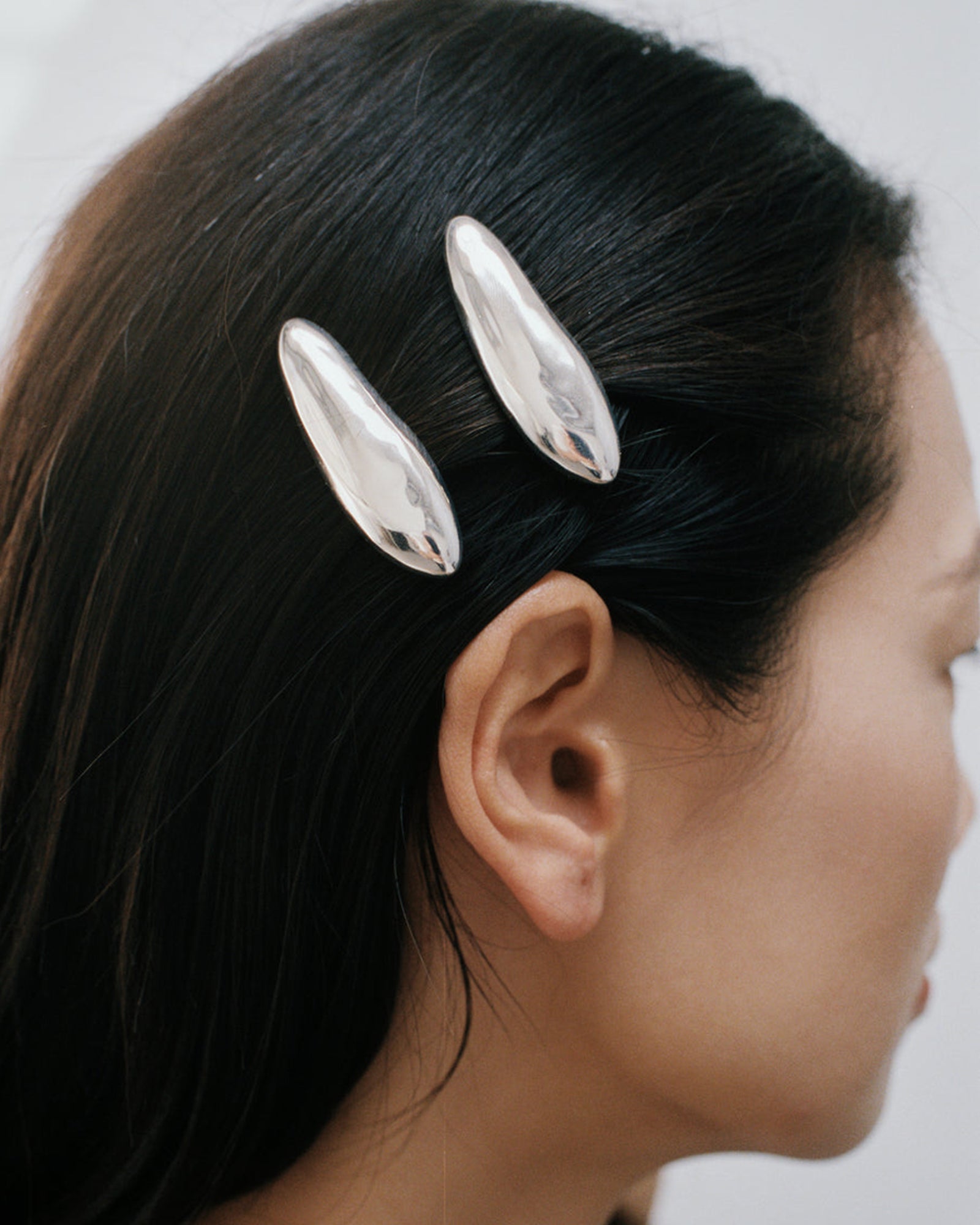 Bean Clip Silver Plated