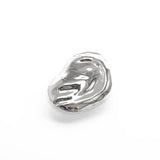 Bean Brooch Silver Plated