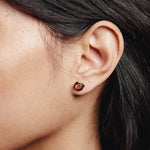 Cora Studs 14k Gold Plated, Citrine