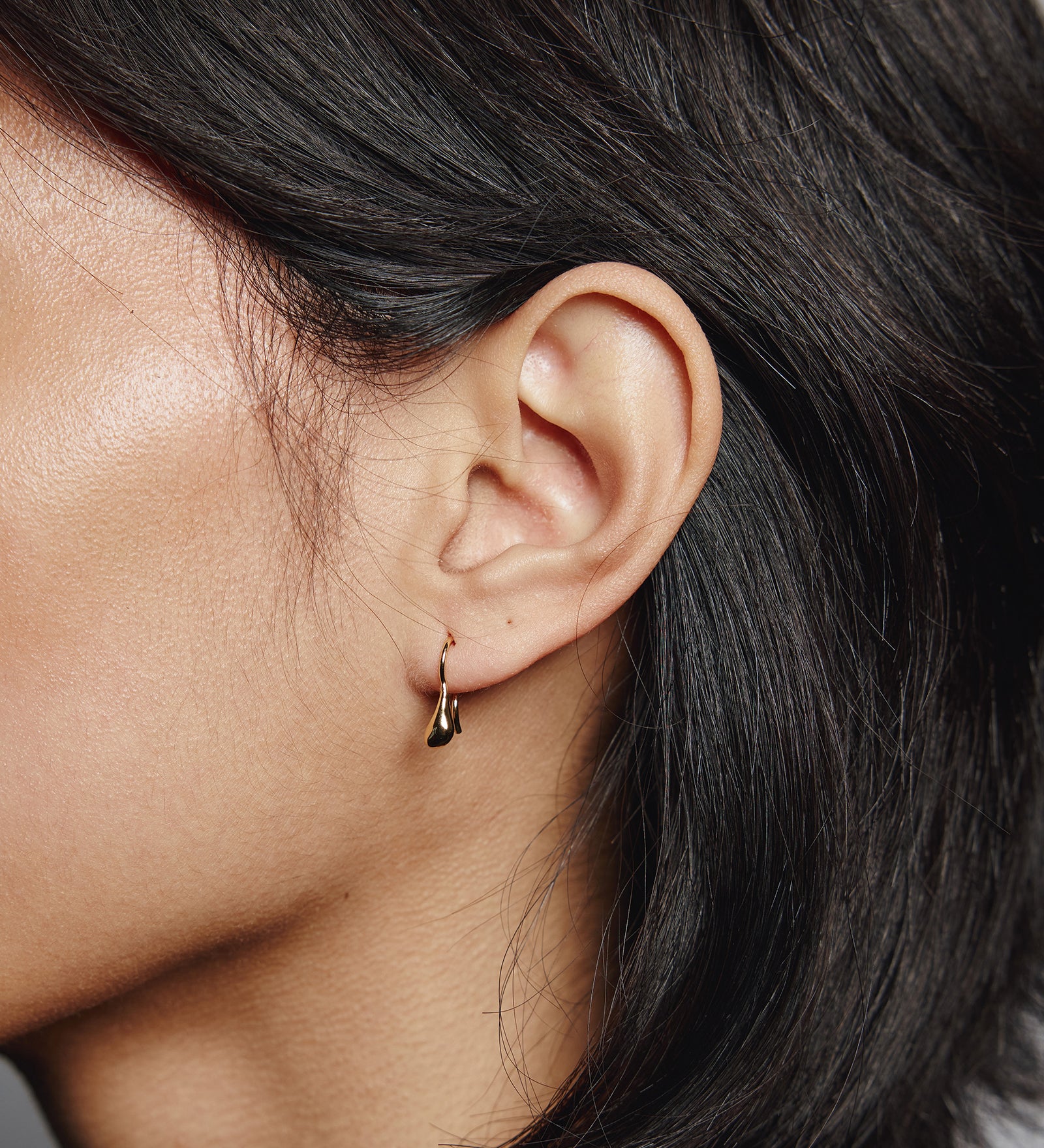 Small Sage Earrings 14k Gold Plated