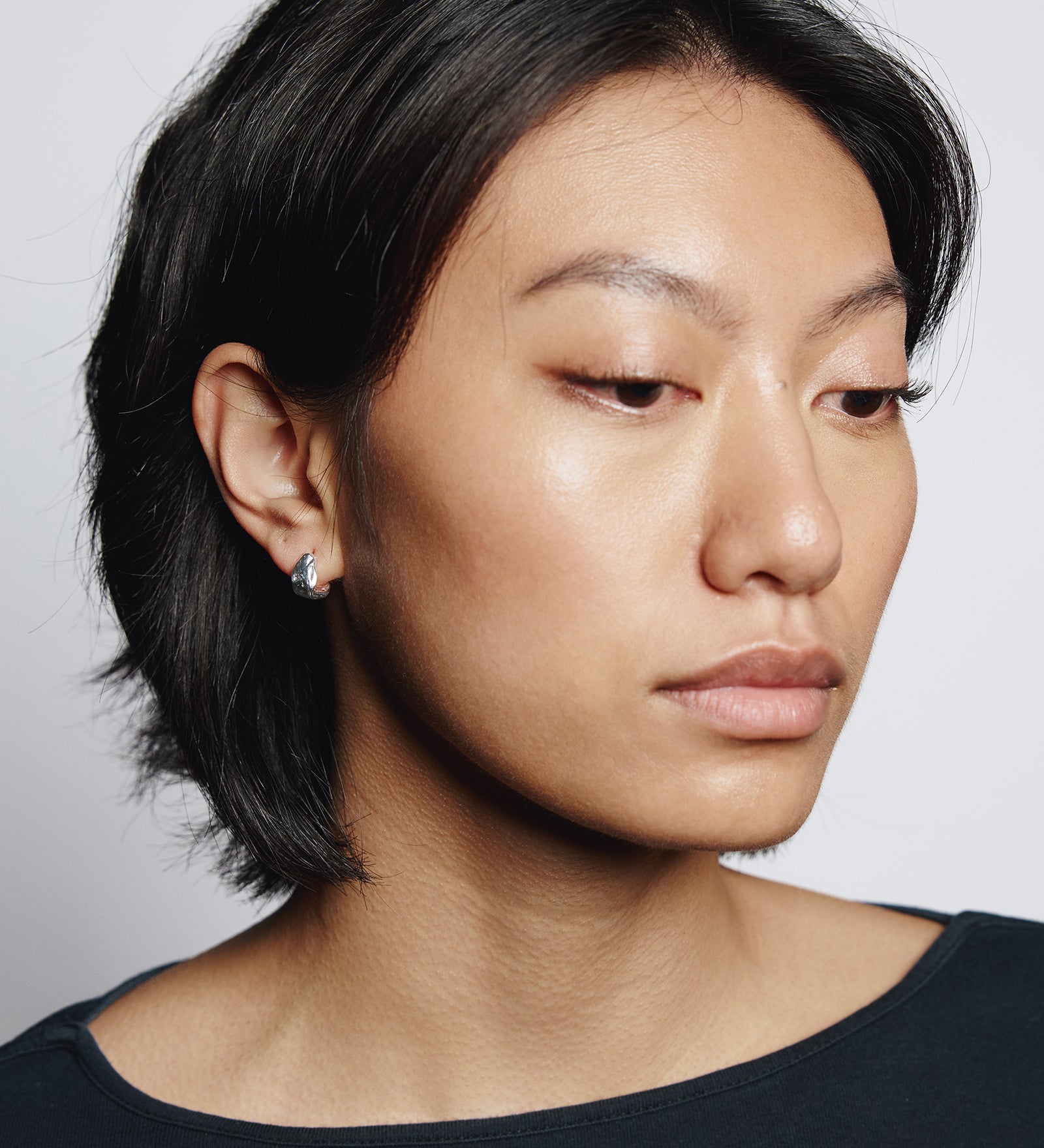 Small Roden Hoops Sterling Silver