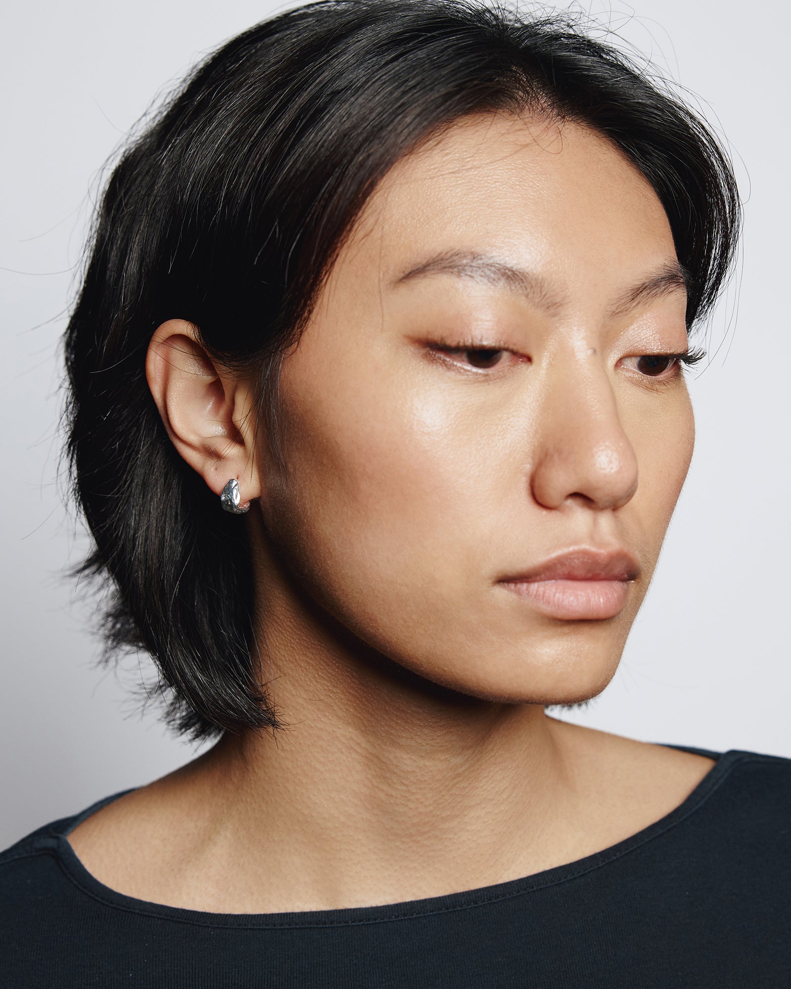 Small Roden Hoops Sterling Silver