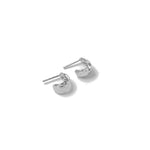 Small Roden Hoops Sterling Silver