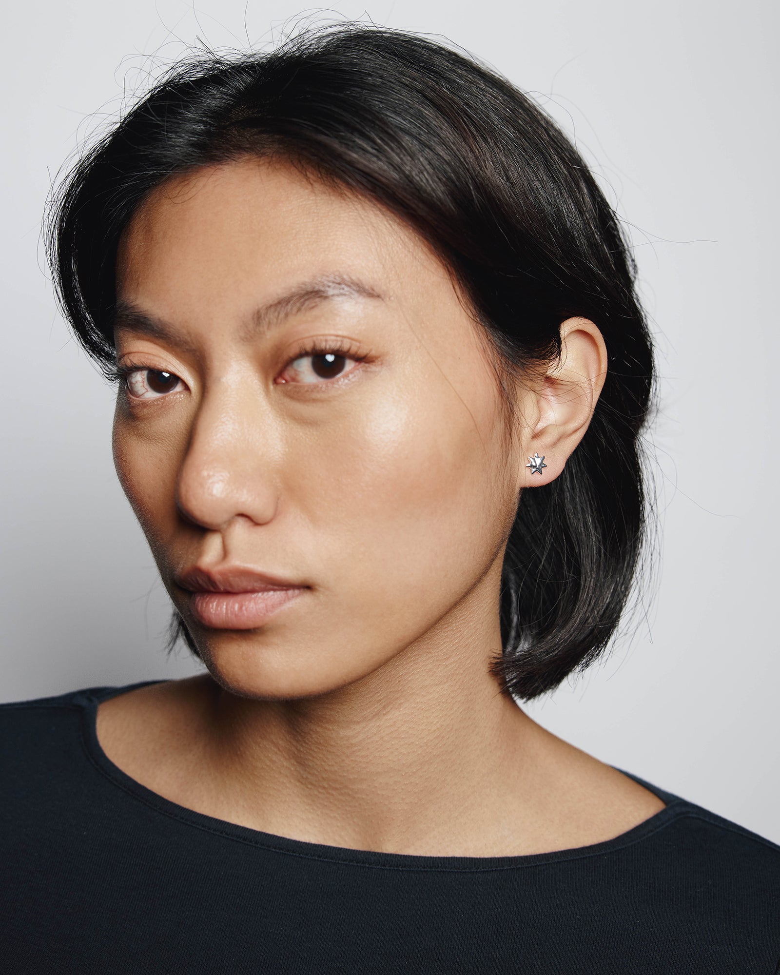 Sun Studs Sterling Silver