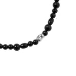 Toby Necklace Sterling Silver, Black Onyx