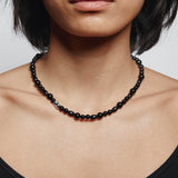 Toby Necklace Sterling Silver, Black Onyx