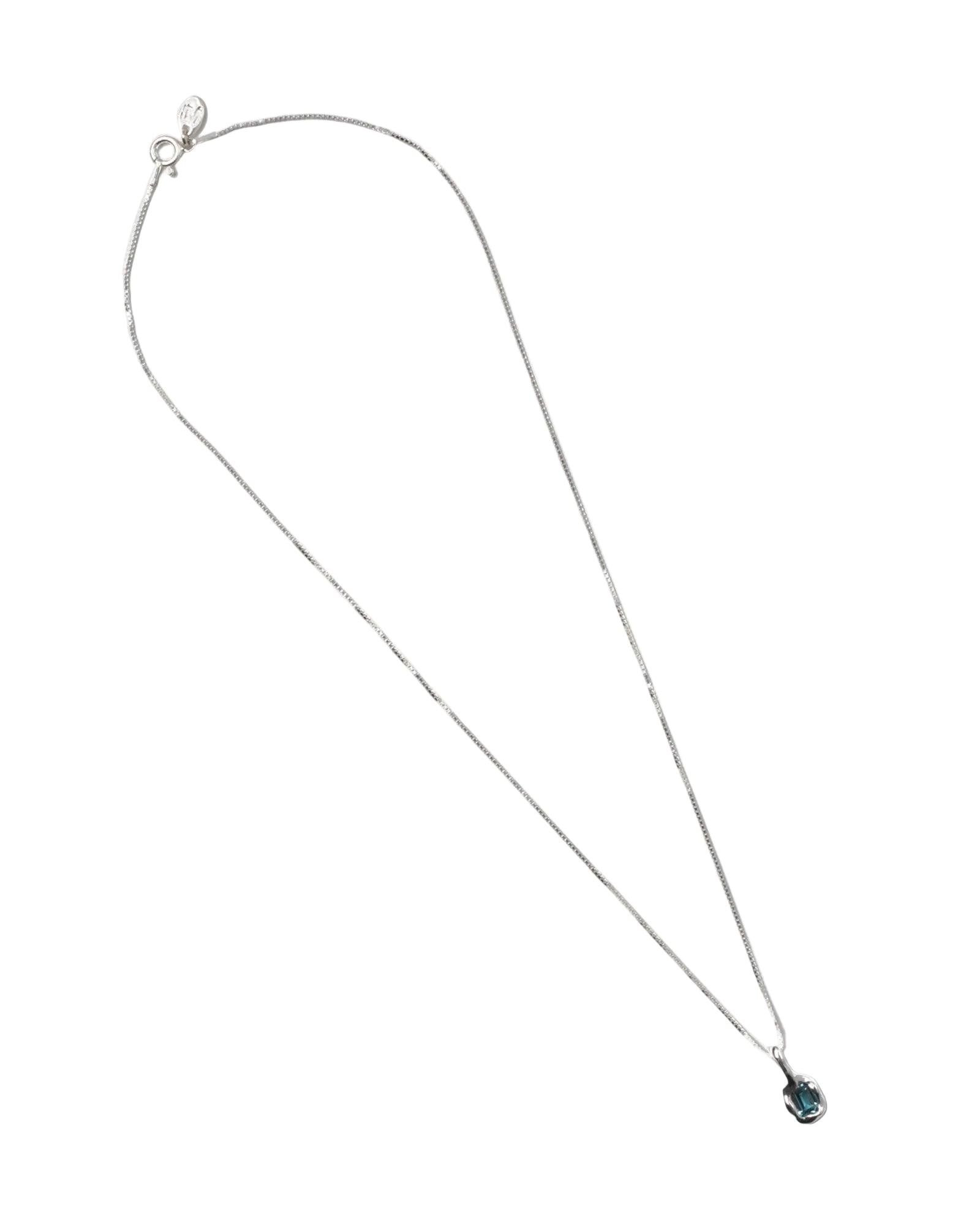 Uma Necklace Sterling Silver, Blue Topaz
