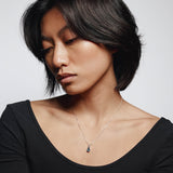 Uma Necklace Sterling Silver, Blue Topaz