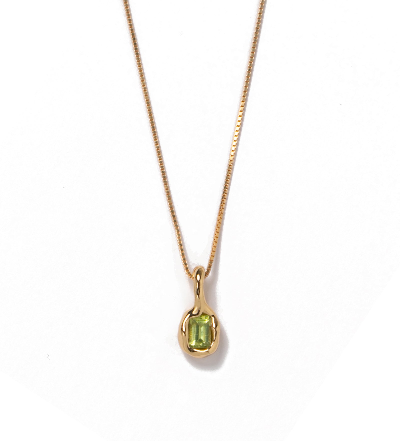 Wolf Circus-Uma Necklace-Necklaces-14k Gold Plated, Peridot-Blue Ruby Jewellery-Vancouver Canada