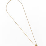Cora Necklace 14k Gold Plated, White Topaz