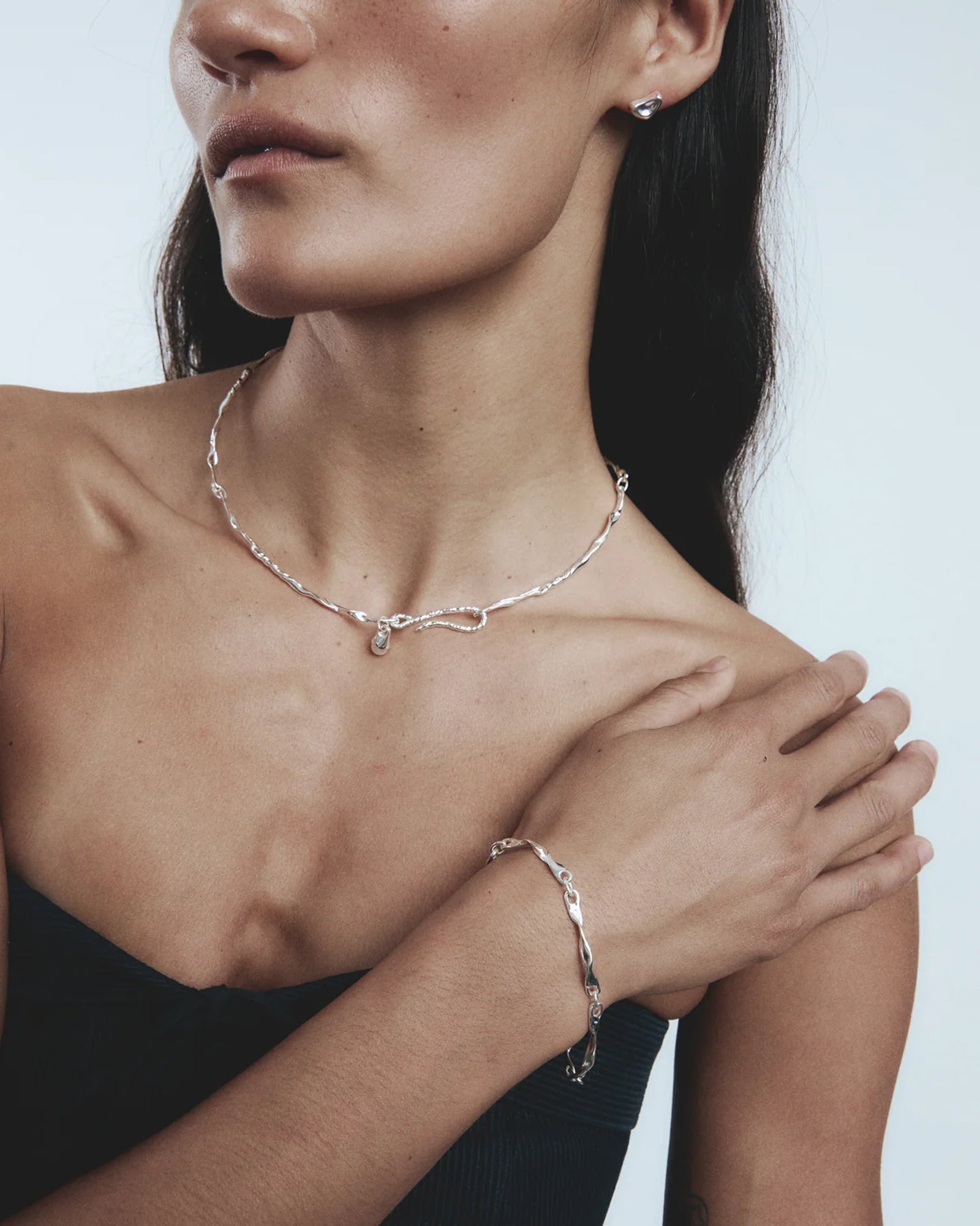 Finley Bracelet Silver Plated