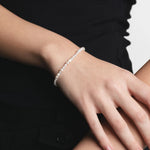 Amalie Bracelet Sterling Silver, Freshwater Pearl