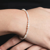 Amalie Bracelet Sterling Silver, Freshwater Pearl