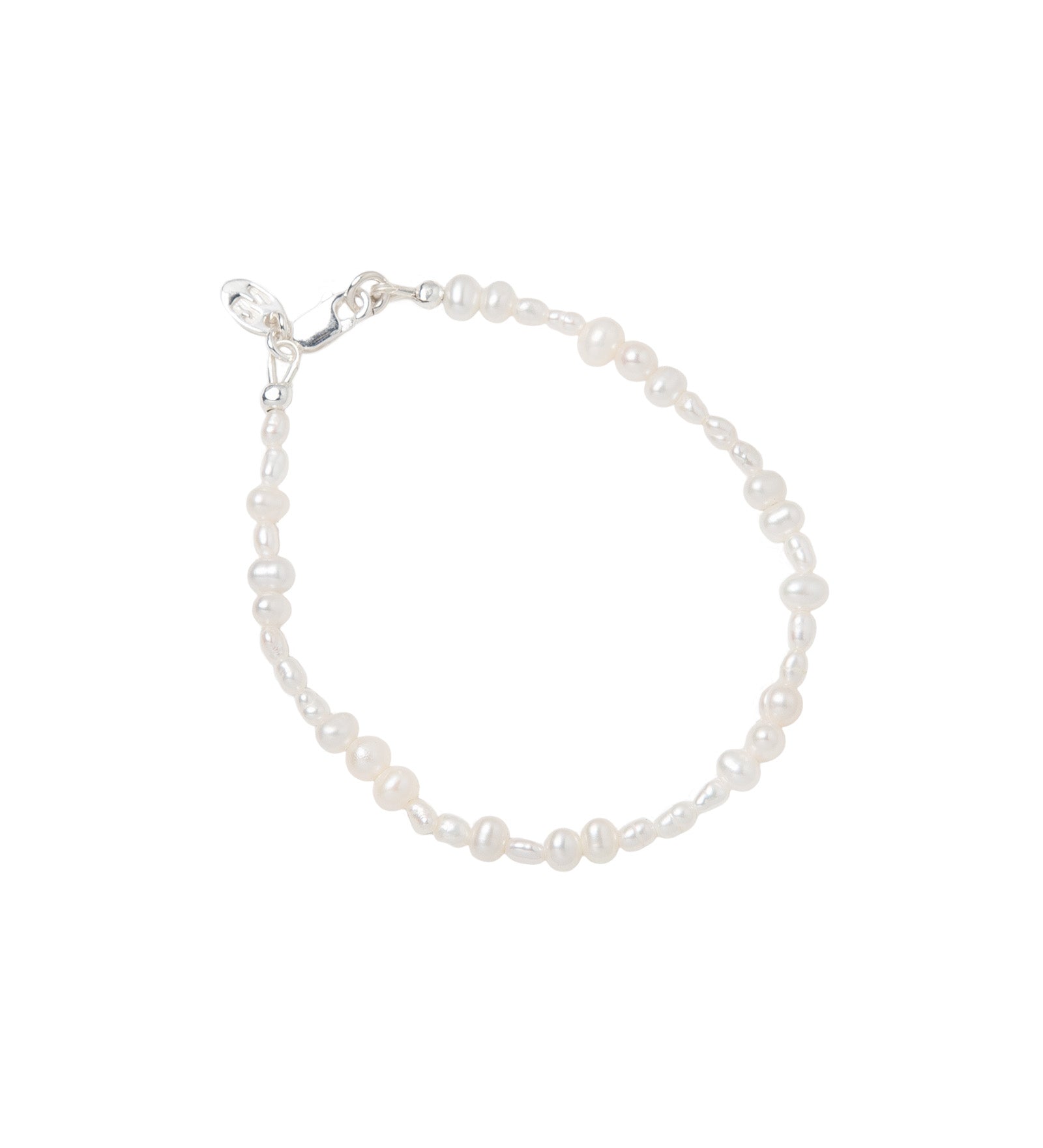 Amalie Bracelet Sterling Silver, Freshwater Pearl