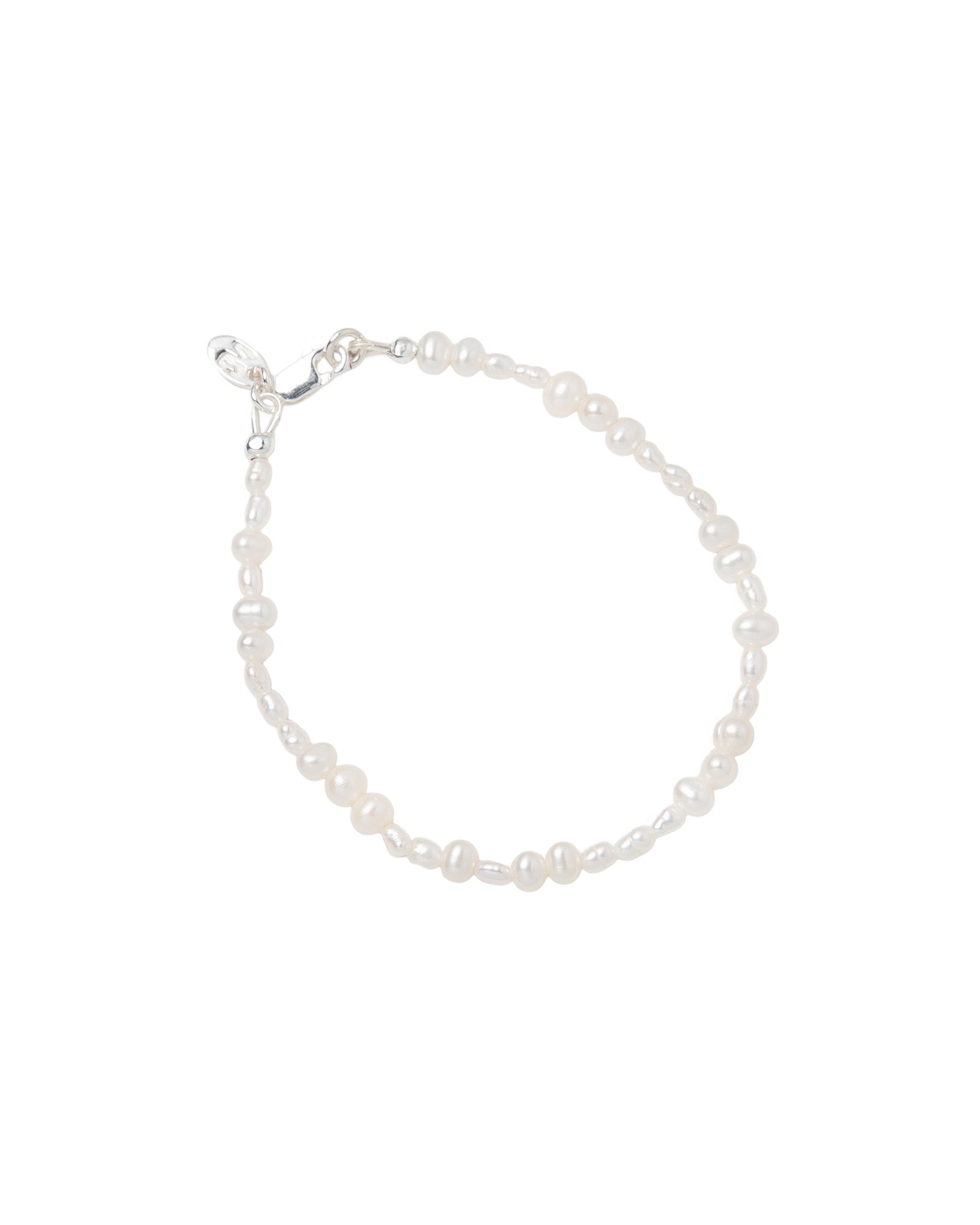 Amalie Bracelet Sterling Silver, Freshwater Pearl