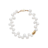 Leila Bracelet 14k Gold Plated, Freshwater Pearl
