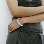 Leila Bracelet Sterling Silver, Freshwater Pearl