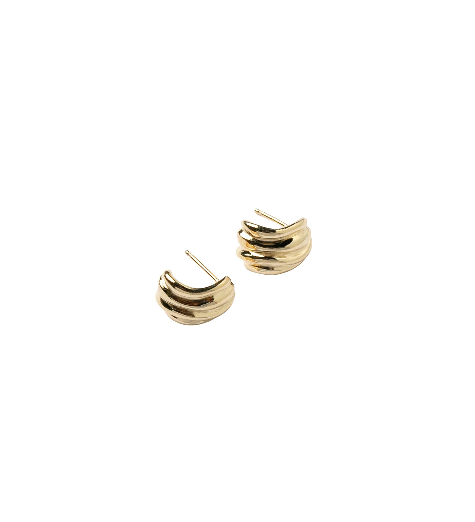 Dallas Hoops 14k Gold Plated