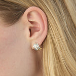 Dallas Hoops Sterling Silver
