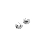 Dallas Hoops Sterling Silver