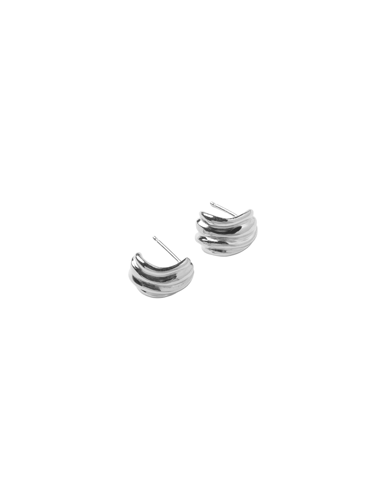 Dallas Hoops Sterling Silver
