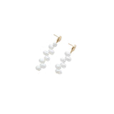 Leila Earrings 14k Gold Plated, Freshwater Pearl