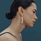 Leila Earrings Sterling Silver, Freshwater Pearl