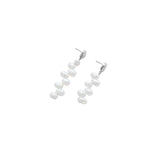 Leila Earrings Sterling Silver, Freshwater Pearl