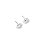 Cora Studs Sterling Silver, White Topaz