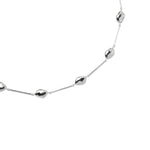 Felipa Collar Necklace Silver Plated