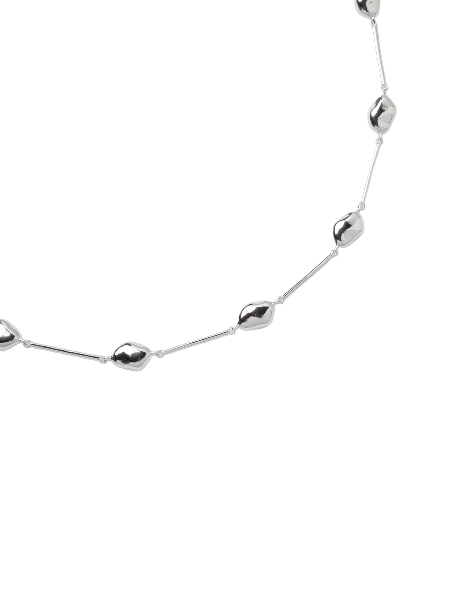 Felipa Collar Necklace Silver Plated