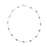 Felipa Collar Necklace Silver Plated