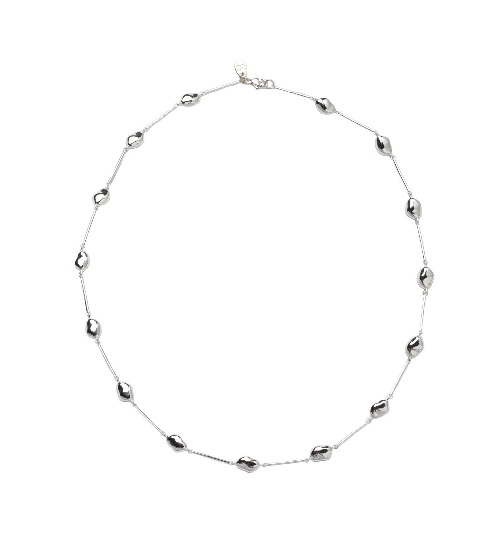 Felipa Collar Necklace Silver Plated