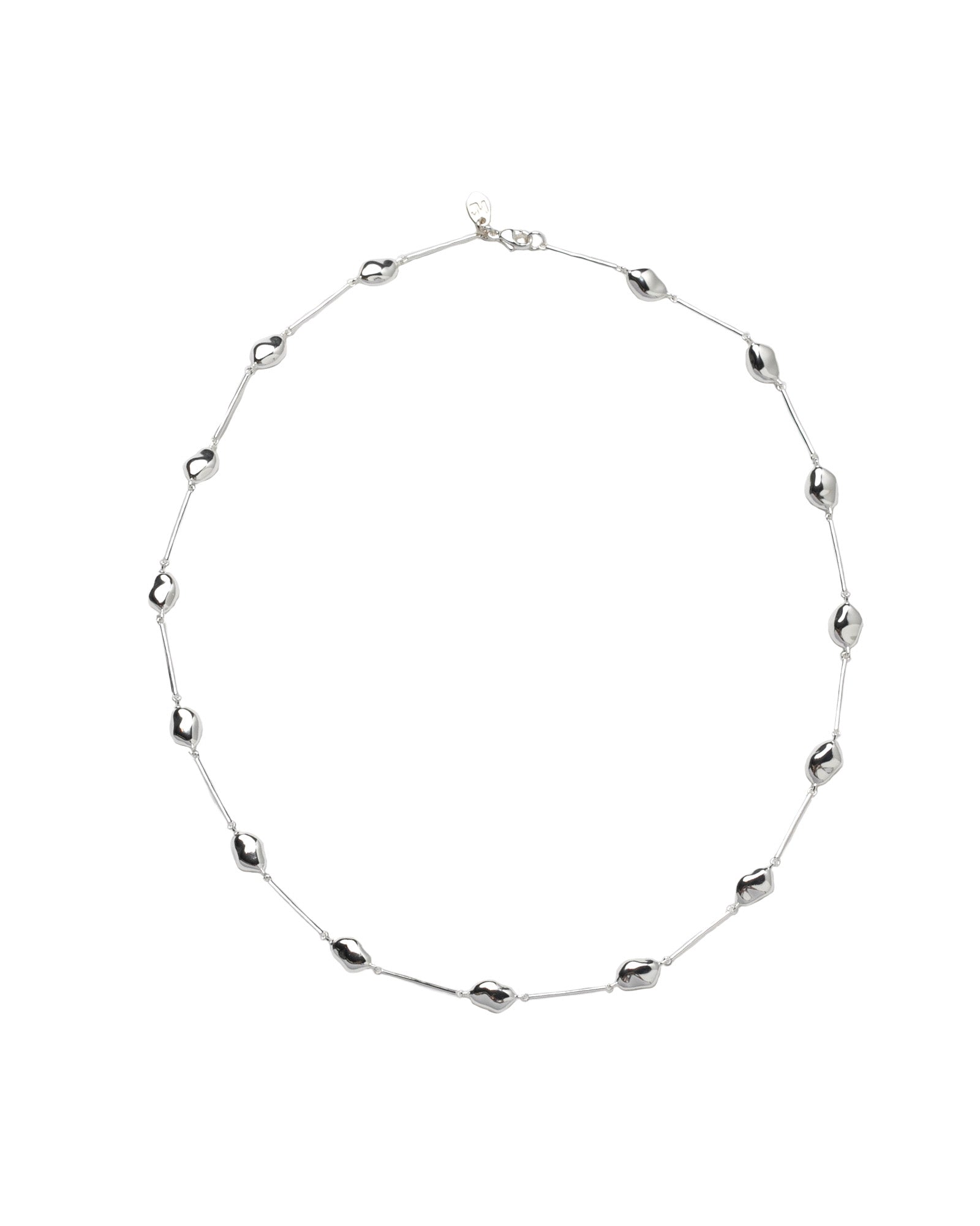 Felipa Collar Necklace Silver Plated