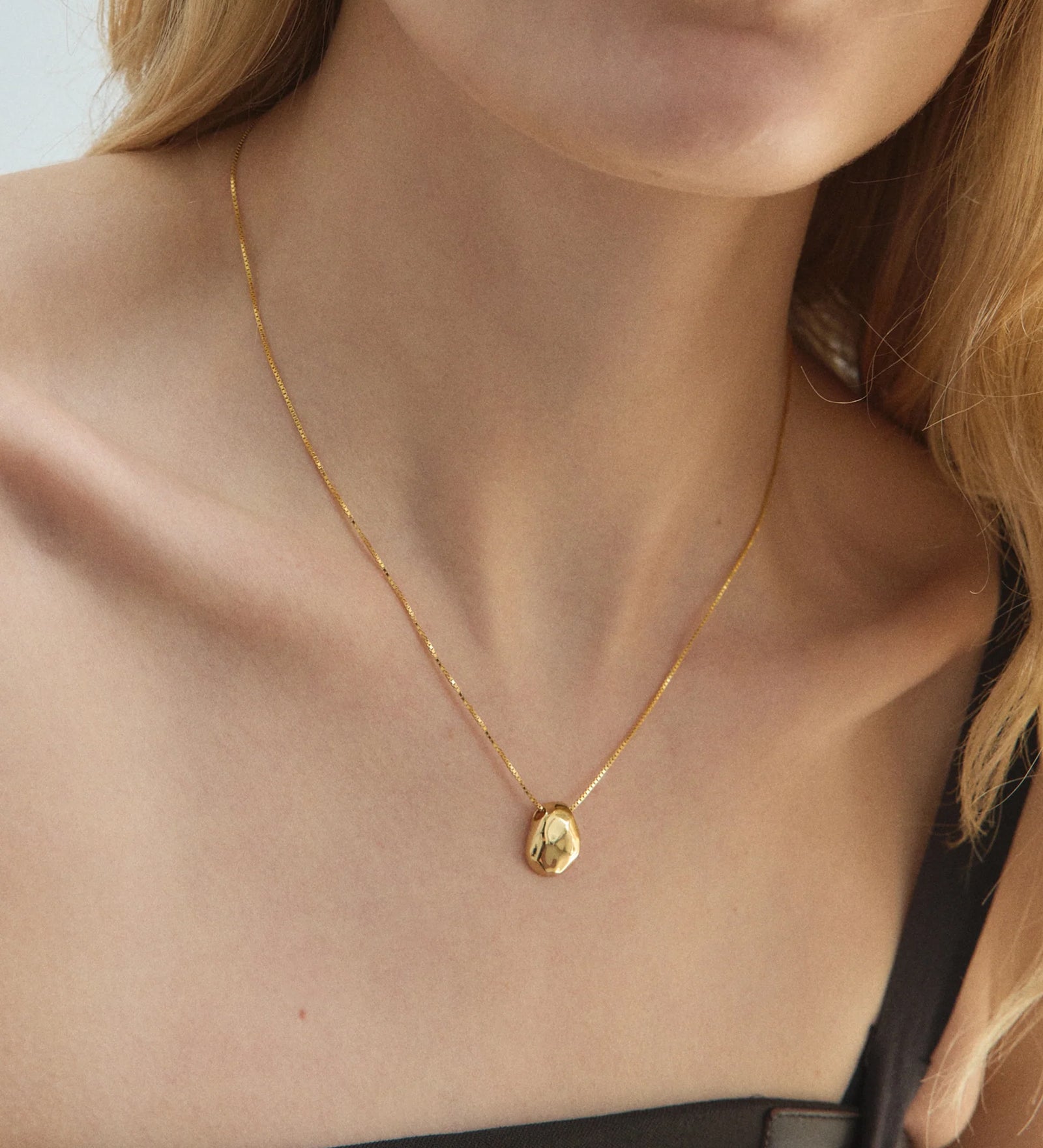 Small Naya Necklace 14k Gold Plated, 14k Gold Vermeil