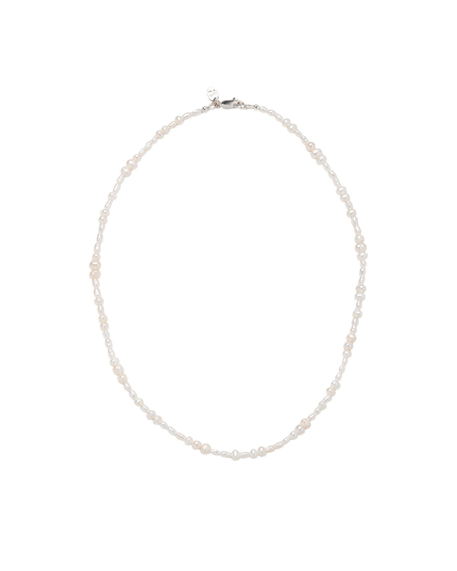Amalie Necklace Sterling Silver, Freshwater Pearl