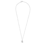 Swan Charm Necklace Sterling Siver