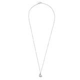 Swan Charm Necklace Sterling Siver