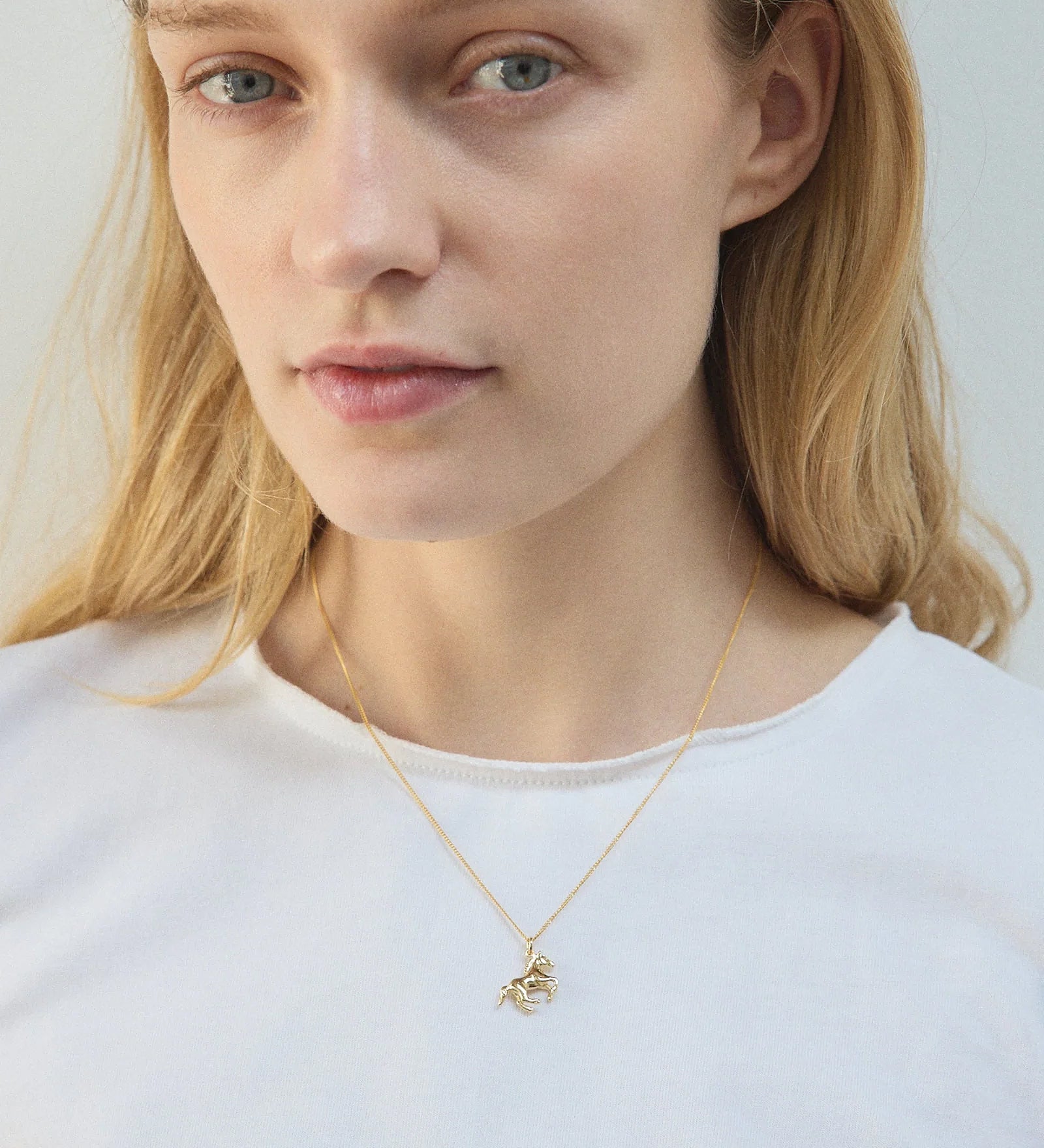 Wolf Circus-Horse Charm Necklace-Necklaces-Blue Ruby Jewellery-Vancouver Canada