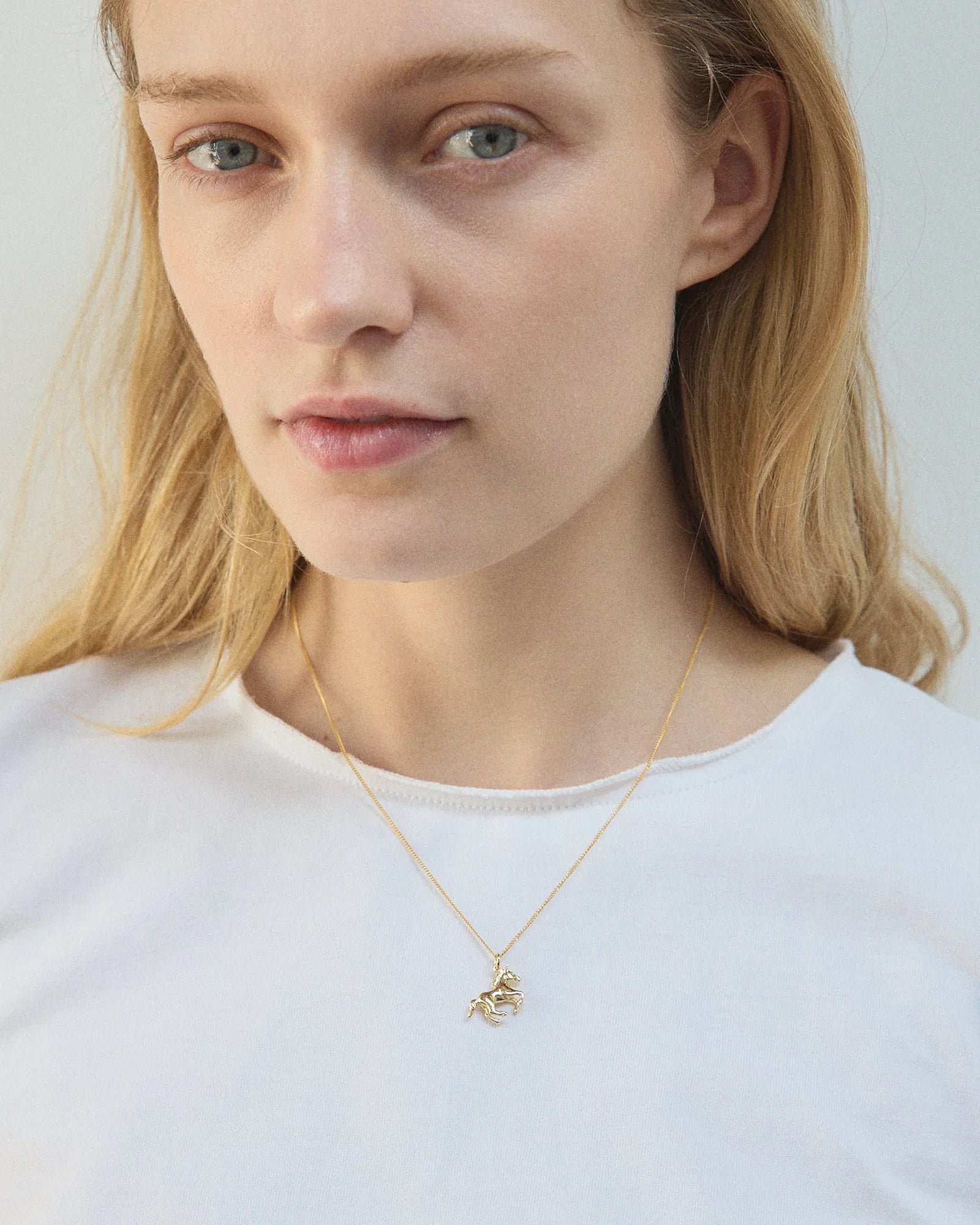 Wolf Circus-Horse Charm Necklace-Necklaces-Blue Ruby Jewellery-Vancouver Canada