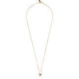 Heart Charm Necklace 14k Gold Plated, 14k Gold Vermeil