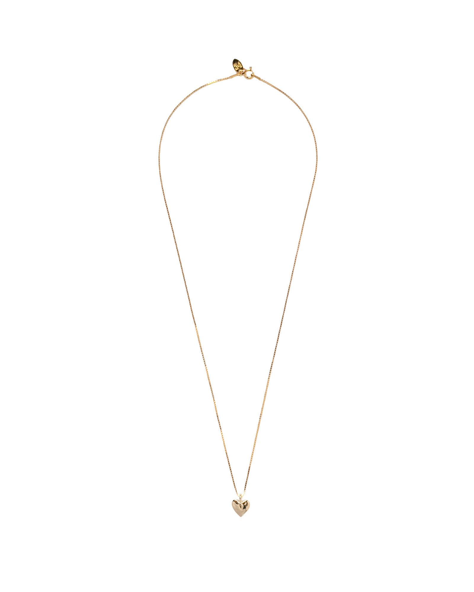 Heart Charm Necklace 14k Gold Plated, 14k Gold Vermeil