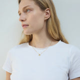 Heart Charm Necklace 14k Gold Plated, 14k Gold Vermeil