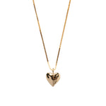 Heart Charm Necklace 14k Gold Plated, 14k Gold Vermeil