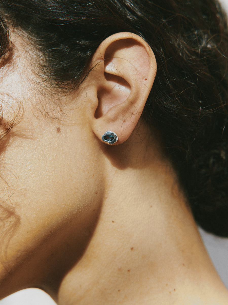 Wolf Circus-Cora Studs-Earrings-Blue Ruby Jewellery-Vancouver Canada