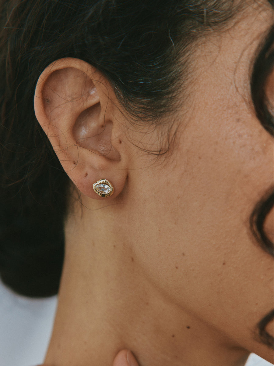 Wolf Circus-Cora Studs-Earrings-Blue Ruby Jewellery-Vancouver Canada