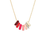 Adina Reyter-Amalfi Necklace-Necklaces-14k Yellow Gold, Diamond-Blue Ruby Jewellery-Vancouver Canada