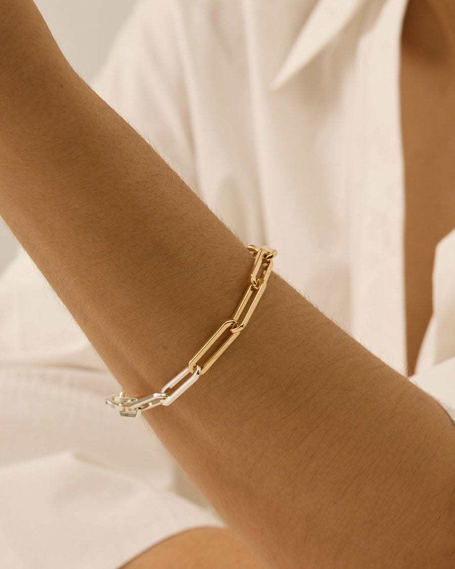 Jenny Bird-Andi Slim Bracelet-Bracelets-14k Gold Plated, Silver Plated-Blue Ruby Jewellery-Vancouver Canada